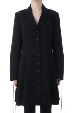 Wool flared dress jacket - Black (FTC254-0203B)