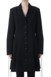 Wool flared dress jacket - Black (FTC254-0203B)