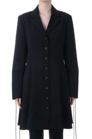 Wool flared dress jacket - Black (FTC254-0203B)