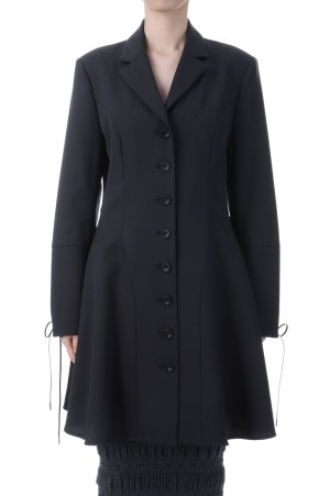Wool flared dress jacket - Charcoal (FTC254-0203B)
