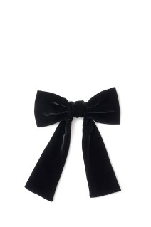 VELVET BOW HAIR CLIP - Black (FTC244-2004)