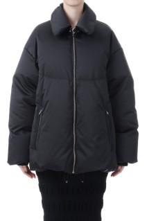 Satin down coat - Black (FTC254-0303)