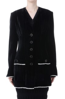Velvet jacket - Black (FTC254-0205)