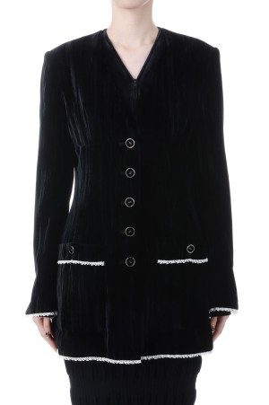 Velvet jacket - Black (FTC254-0205)