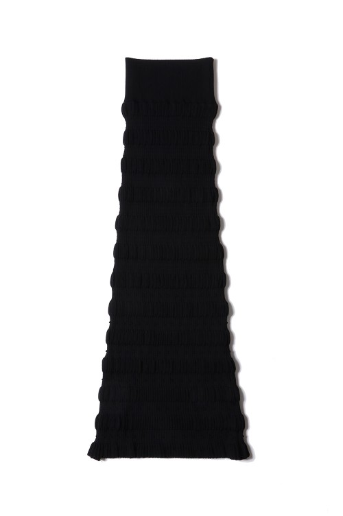 Stripe knit maxi skirt - Black (FTC254-0708) | セレクトショップ