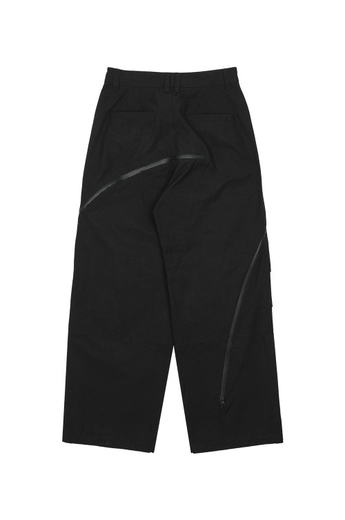 【新作】AFFINE CURVE PANTS_a　SIZE 1 AFFINE CURVE PANTS_a - BLACK (SG2503PT09) | セレクトショップ