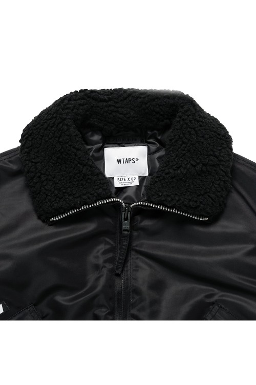 ES / JACKET / NYLON. SATIN. CORDURA(R) / BLACK (252TQDT-JKM02