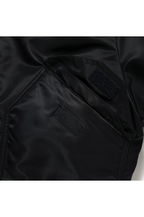 ES / JACKET / NYLON. SATIN. CORDURA(R) / BLACK (252TQDT-JKM02