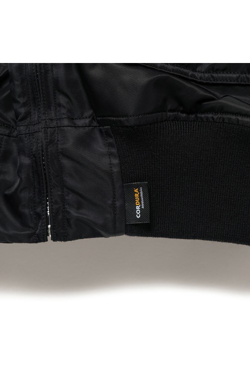 ES / JACKET / NYLON. SATIN. CORDURA(R) / BLACK (252TQDT-JKM02