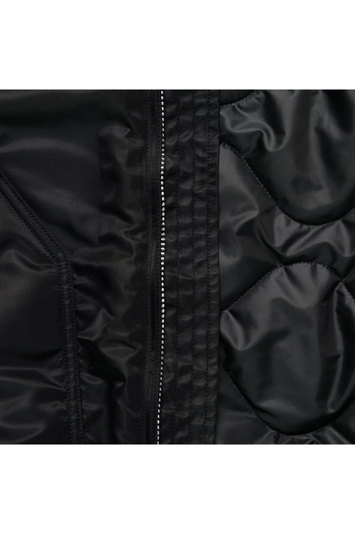 ES / JACKET / NYLON. SATIN. CORDURA(R) / BLACK (252TQDT-JKM02