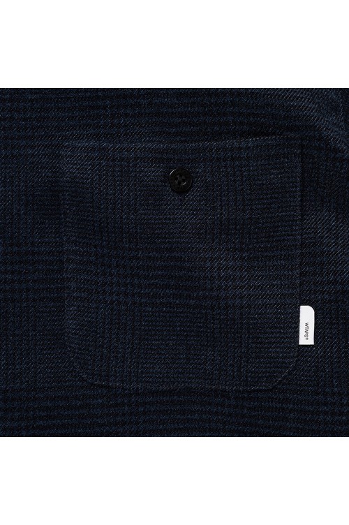 CRUMB / LS / POLY. TWEED. TEXTILE / NAVY (252WVDT-SHM03