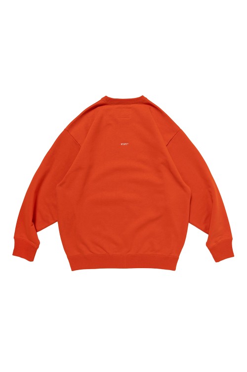 トップス WTAPS SIGN-YD / Sweater / Cotton Orange SIGN-YD / SWEATER / COTTON / ORANGE (252ATDT-CSM01) | セレクト