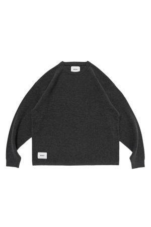 KRS UPR / SWEATER / NYCO / BLACK (252FZDT-KNM03) | セレクト