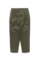 WRKT2501 / TROUSERS / COTTON. BACKSATIN / OLIVE DRAB (252CWDT
