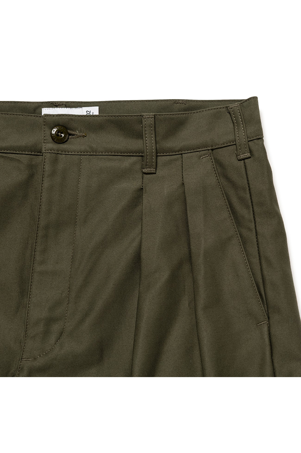 WRKT2501 / TROUSERS / COTTON. BACKSATIN / OLIVE DRAB (252CWDT