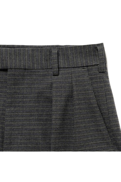 TRDT1803 / TROUSERS / PLRY. TWILL. TEXTILE / GRAY (252TQDT-PTM03