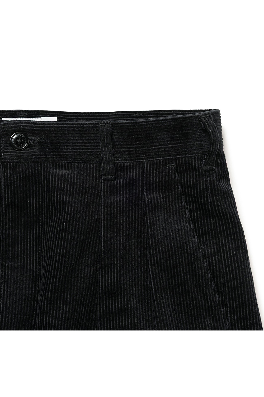 TRDT1805 / TROUSERS / COTTON. CORDUROY / BLACK (252TQDT-PTM05
