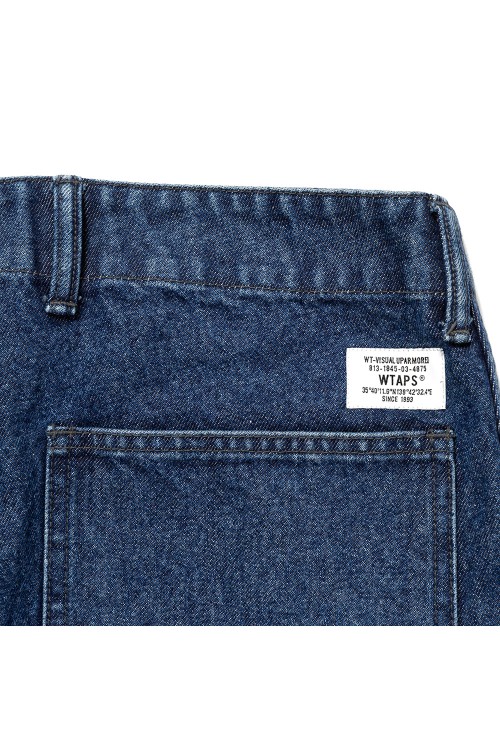 ARMSTG2501 / TROUSERS / COTTON. DENIM / INDIGO (252WVDT-PTM04