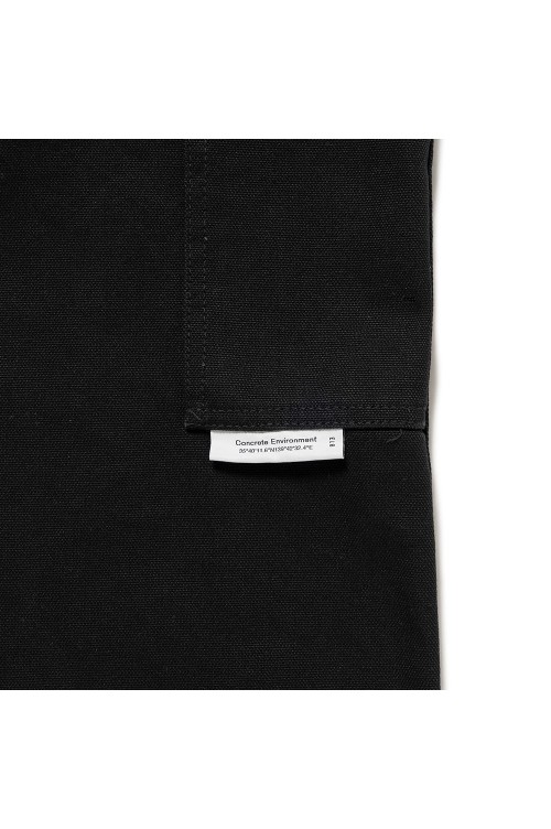 ARMSTG2502 / TROUSERS / COTTON. CNVS / BLACK (252WVDT-PTM05