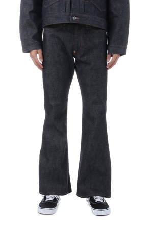 MODERN DENIM PANTS FLARED CUT - RIGID INDIGO (MODERN004)