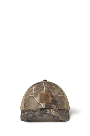 LEATHER PATCHED REAL TREE MESH CAP - MULTI (BEPFW25AC15)