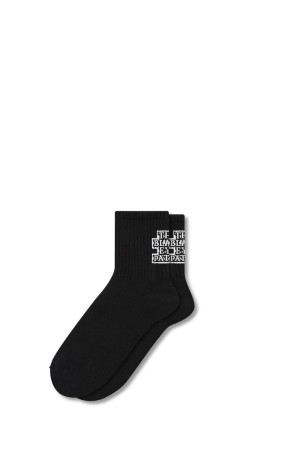 OG LABEL SOCKS - BLACK (BEPFW25AC24)