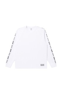 KANJI TAPED L/S TEE - WHITE (BEPFW25LT03)