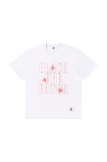 GUNSHOT STENCIL LOGO TEE - WHITE (BEPFW25TE14)