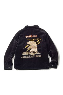 VELVETEEN ALASKA JACKET - BLACK (GL15678)