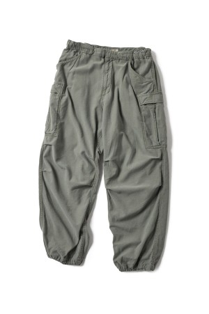LIGHT BACKSATIN EASY CARGO PANTS - OLIVE (GL42578)