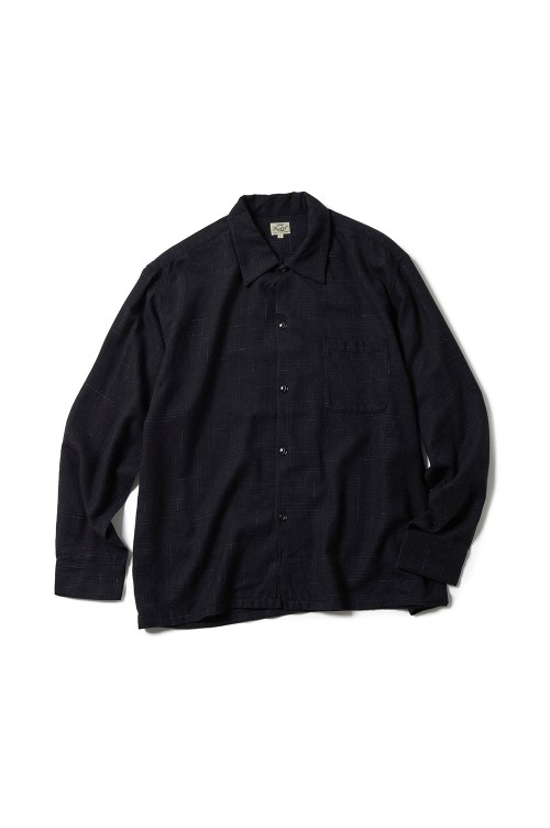 トップス SEE SEE WOOL SNAP SHIRTS SEE SEE WOOL SNAP SHIRTSNAVY seesee