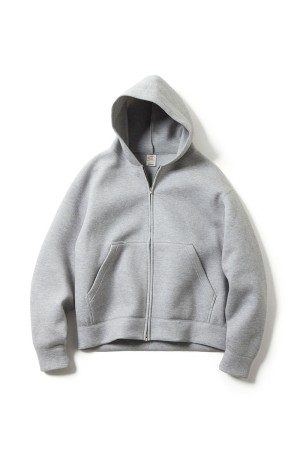 CARDBOARD KNIT ZIP PARKA - H.GRAY (GL15737)