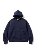 CARDBOARD KNIT ZIP PARKA - NAVY (GL15737)