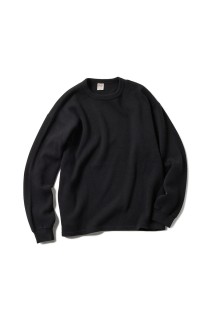 HEAVY THERMAL REGULAR L/S SHIRT - BLACK (GL69485)