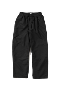COTTON / RAMIE BROAD EASY PANTS - BLACK (GL42571)
