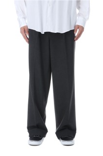 Flow Wide Turn-up Pants - Heather Charcoal (AOEFPT012)