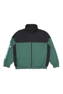 TRACK ZIP JACKET - GREEN - BLACK (CLG-JK 025-017)