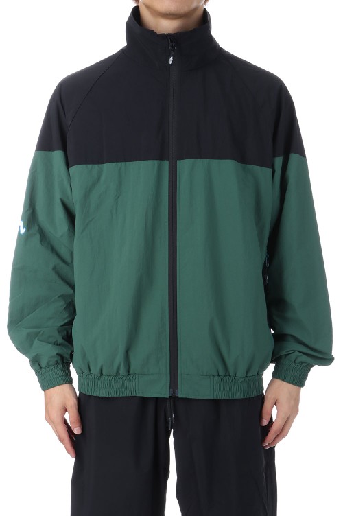 TRACK ZIP JACKET - GREEN - BLACK (CLG-JK 025-017) | セレクト