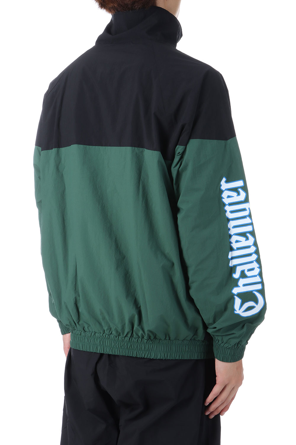 TRACK ZIP JACKET - GREEN - BLACK (CLG-JK 025-017) | セレクト