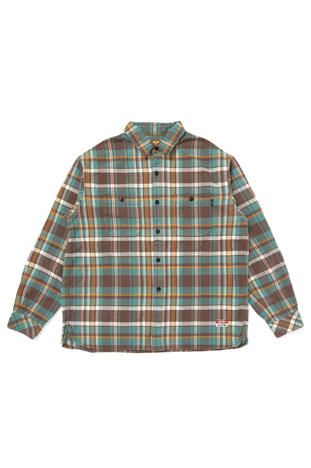 PLAID FLANNEL SHIRT - GREEN (CLG-SH 025-010) | セレクトショップ