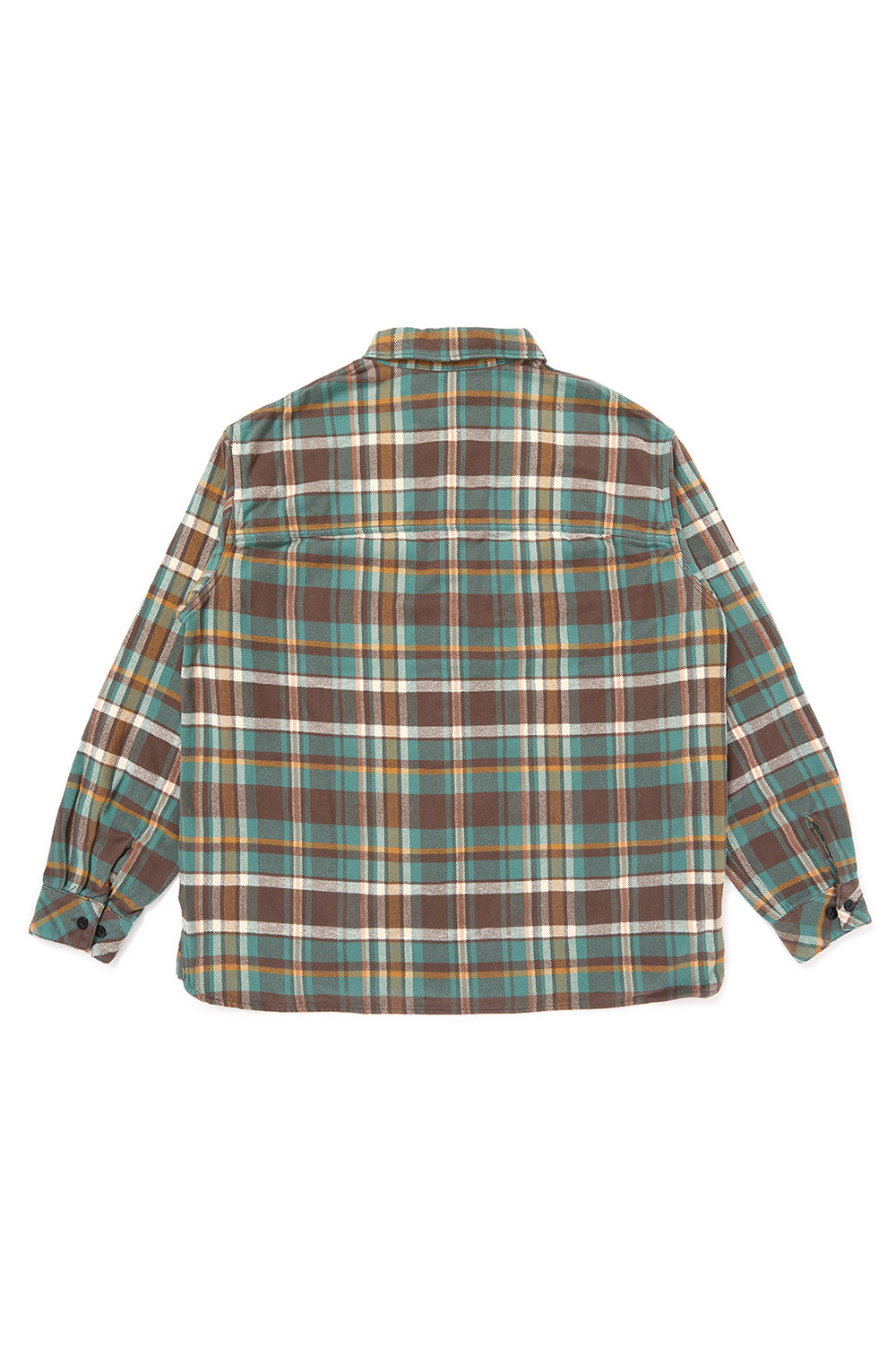 PLAID FLANNEL SHIRT - GREEN (CLG-SH 025-010) | セレクトショップ