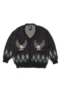 NATIVE EAGLE CARDIGAN - BLACK (CLG-KN 025-008)