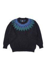 NATIVE ARROW C/N SWEATER - BLACK (CLG-KN 025-009)