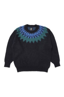 NATIVE ARROW C/N SWEATER - BLACK (CLG-KN 025-009)