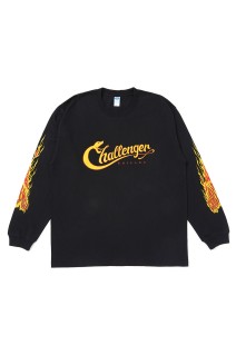 L/S SNAKING LOGO TEE - BLACK (CLG-TS 025-029)