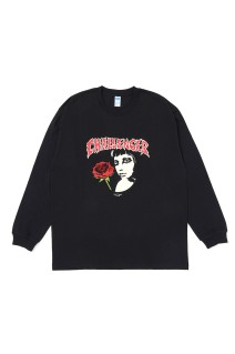 L/S ROSEGIRL TEE - BLACK (CLG-TS 025-031)