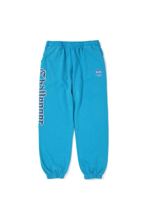 CLASSIC LOGO SWEAT PANTS - TURQUOISE (CLG-PT 025-017)