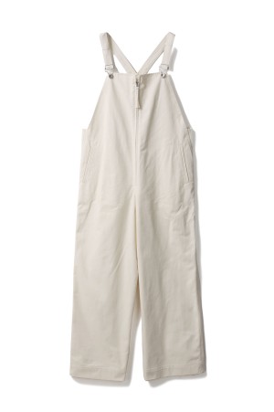 Frontzip Twill Salopette - ECRU (12520318)