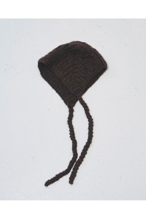 Mix Knit Scarf - DARK BROWN (12521022)
