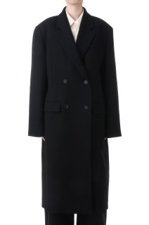 Wool 100% Chester Coat - BLACK (12520005)
